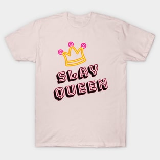 Slay Queen with Crown T-Shirt